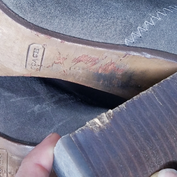 Coach | Suede Knee High Heel Boots, 7‎ - Picture 7 of 8